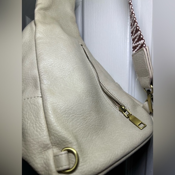 Urban Expressions | Textured Crossbody Sling Bag | Faux Leather | Adjustable - Picture 13 of 13